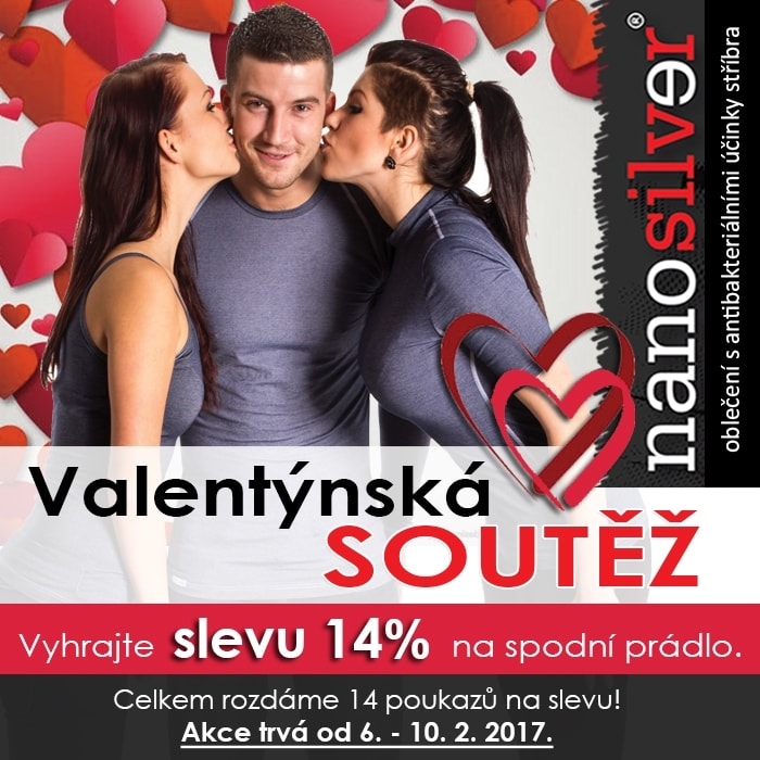 Valentýnská soutěž o 14% slevu na spodní prádlo